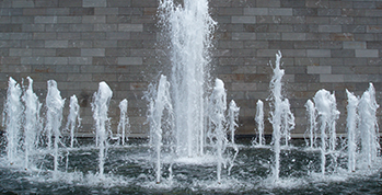 Running fountain